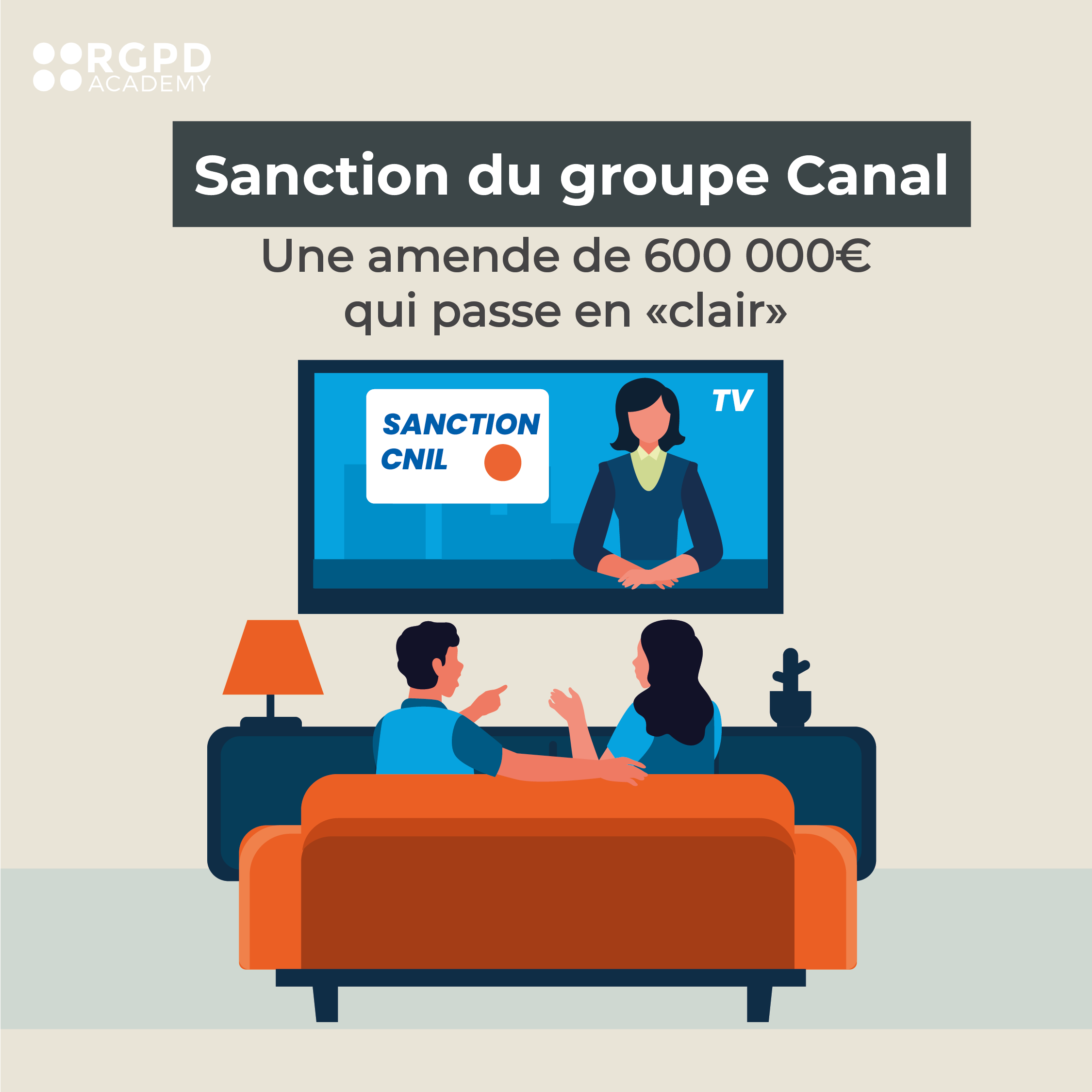 Nouvelle sanction CNIL contre le groupe CANAL+